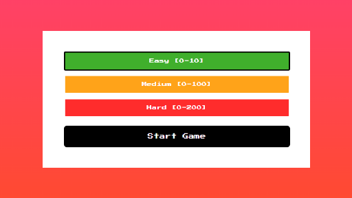 Guess My Number Game