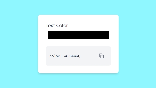 CSS Text Color Generator