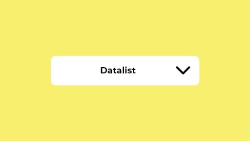 HTML Datalist Generator