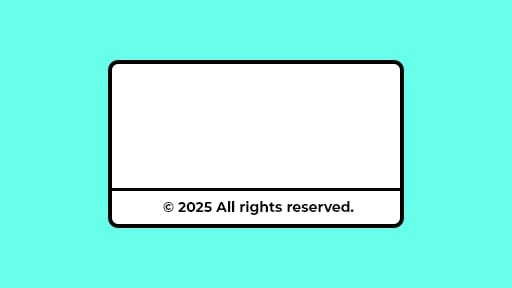 HTML Footer Generator