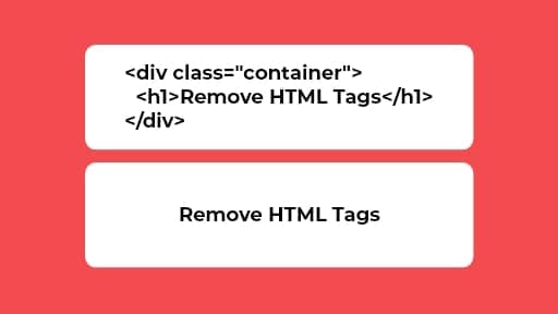 HTML Tag Remover